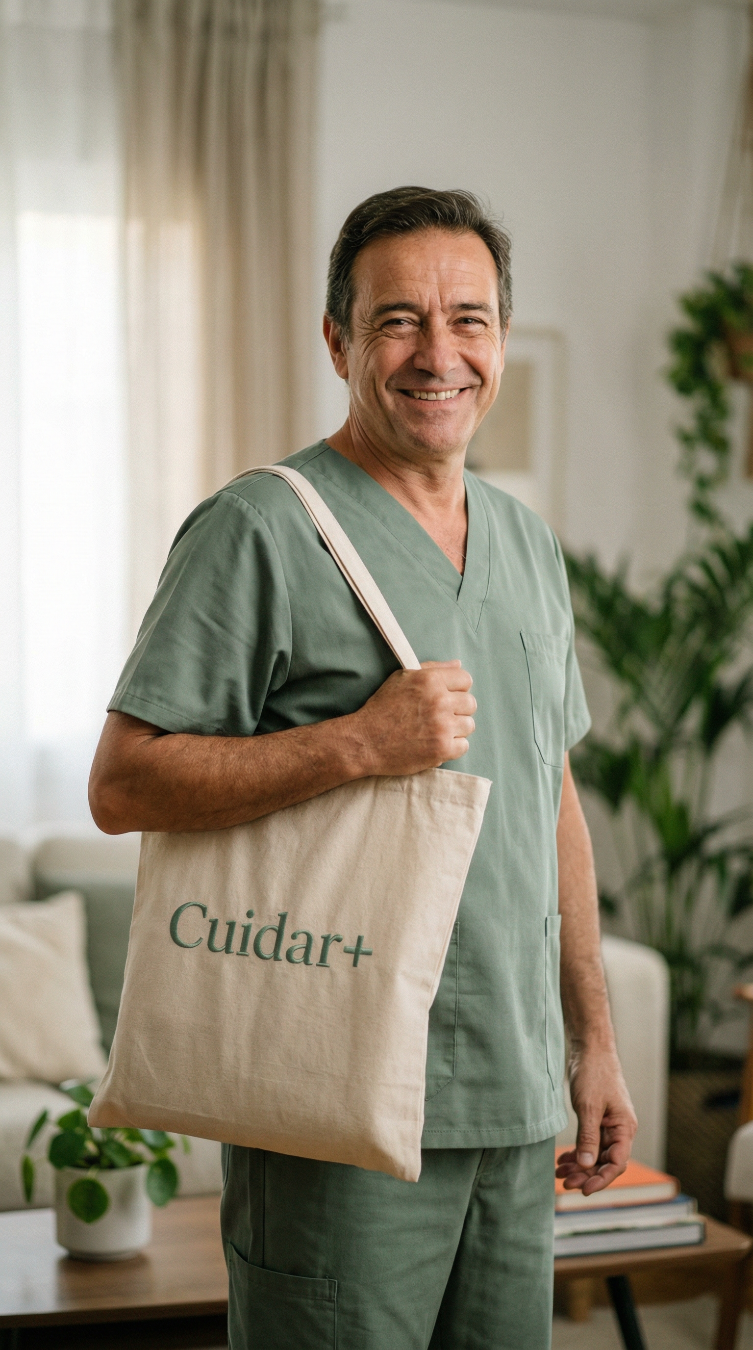 Profissional sorrindo